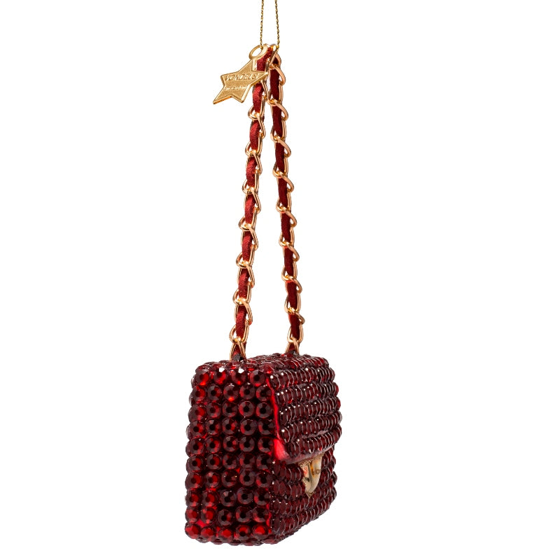 Fashion Bag - red and gold