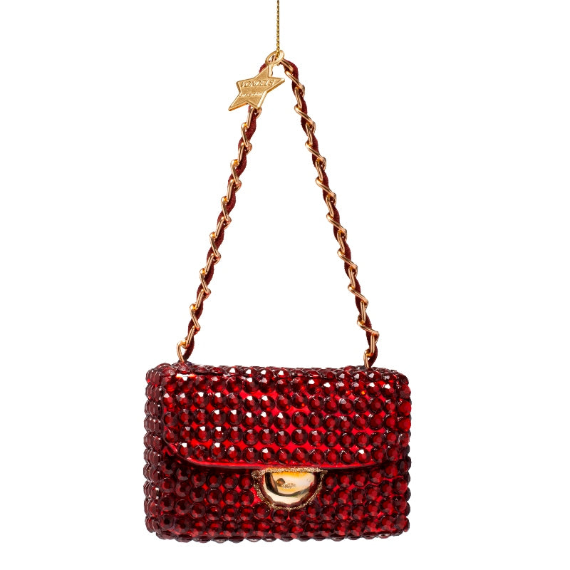 Fashion Bag - red and gold