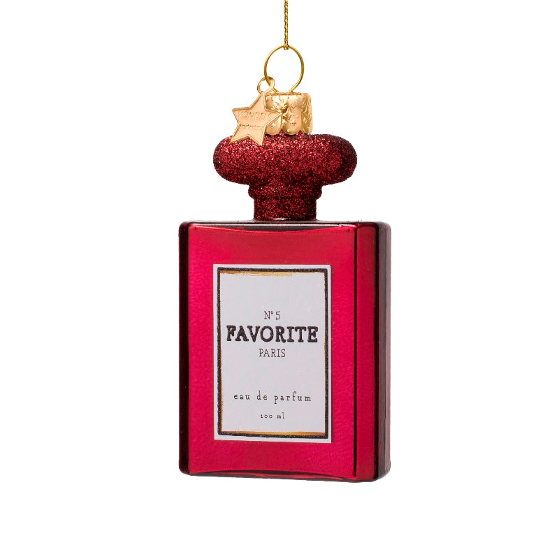 Parfume - red with glitter
