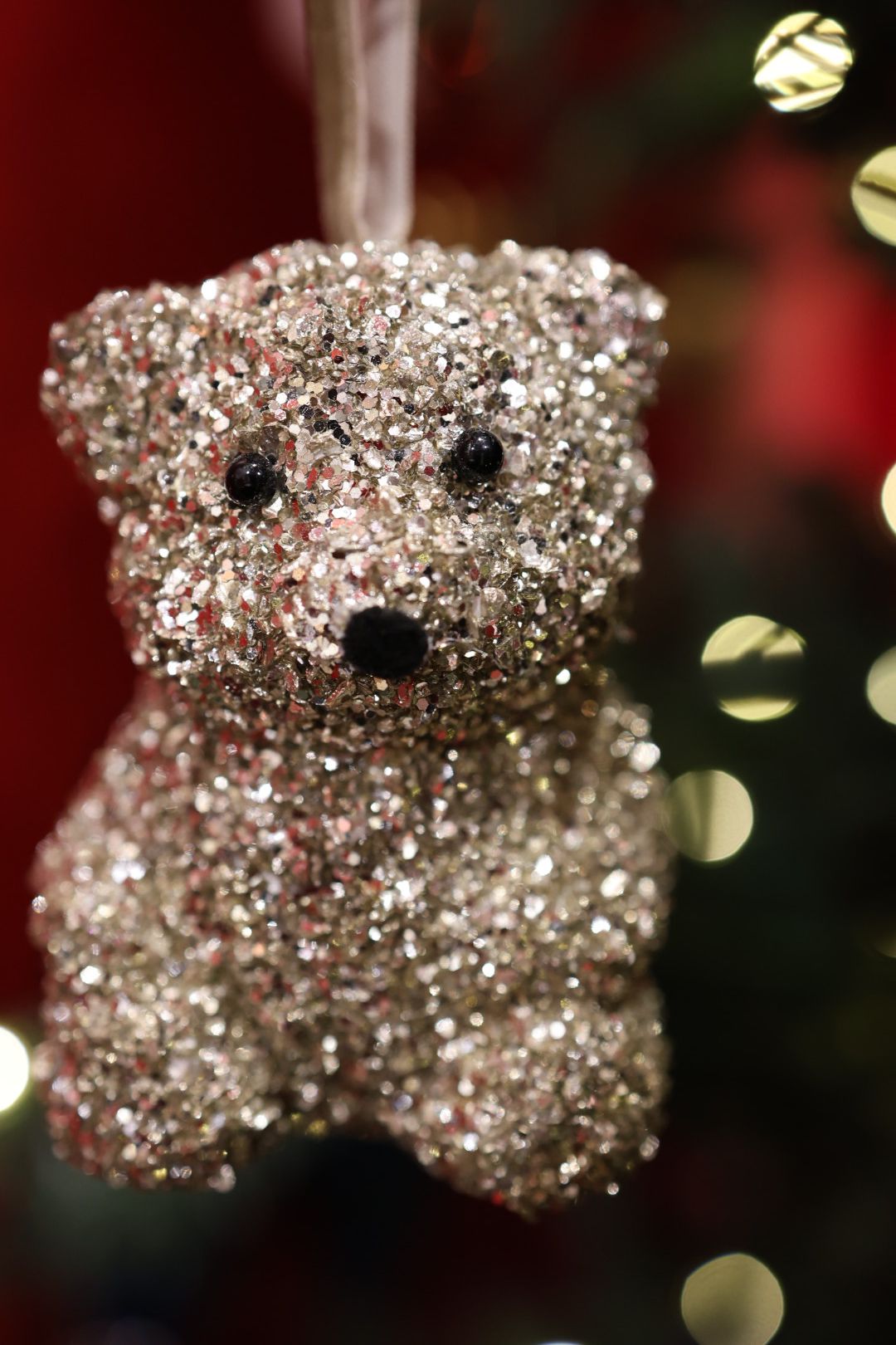 Glitter Bear - Silver