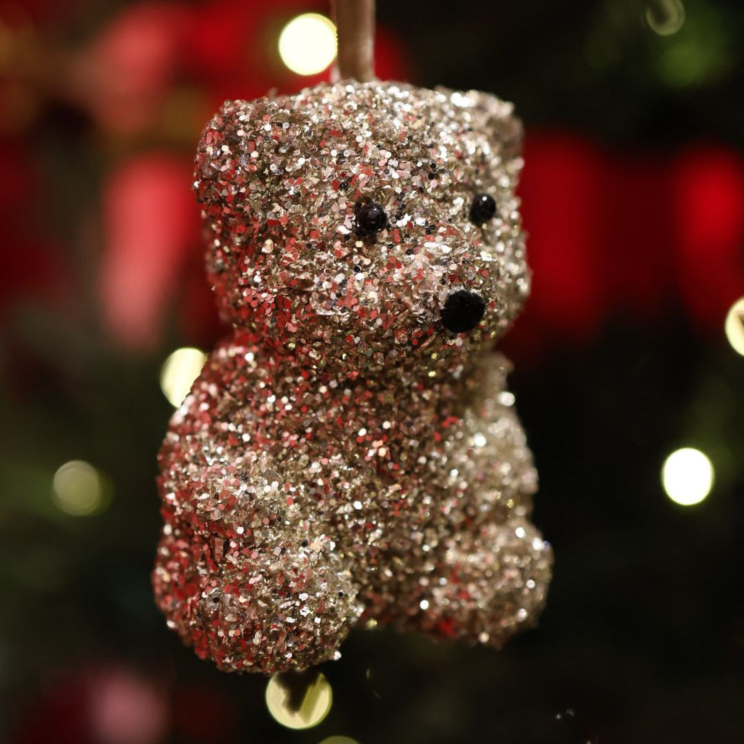 Glitter Bear - Silver