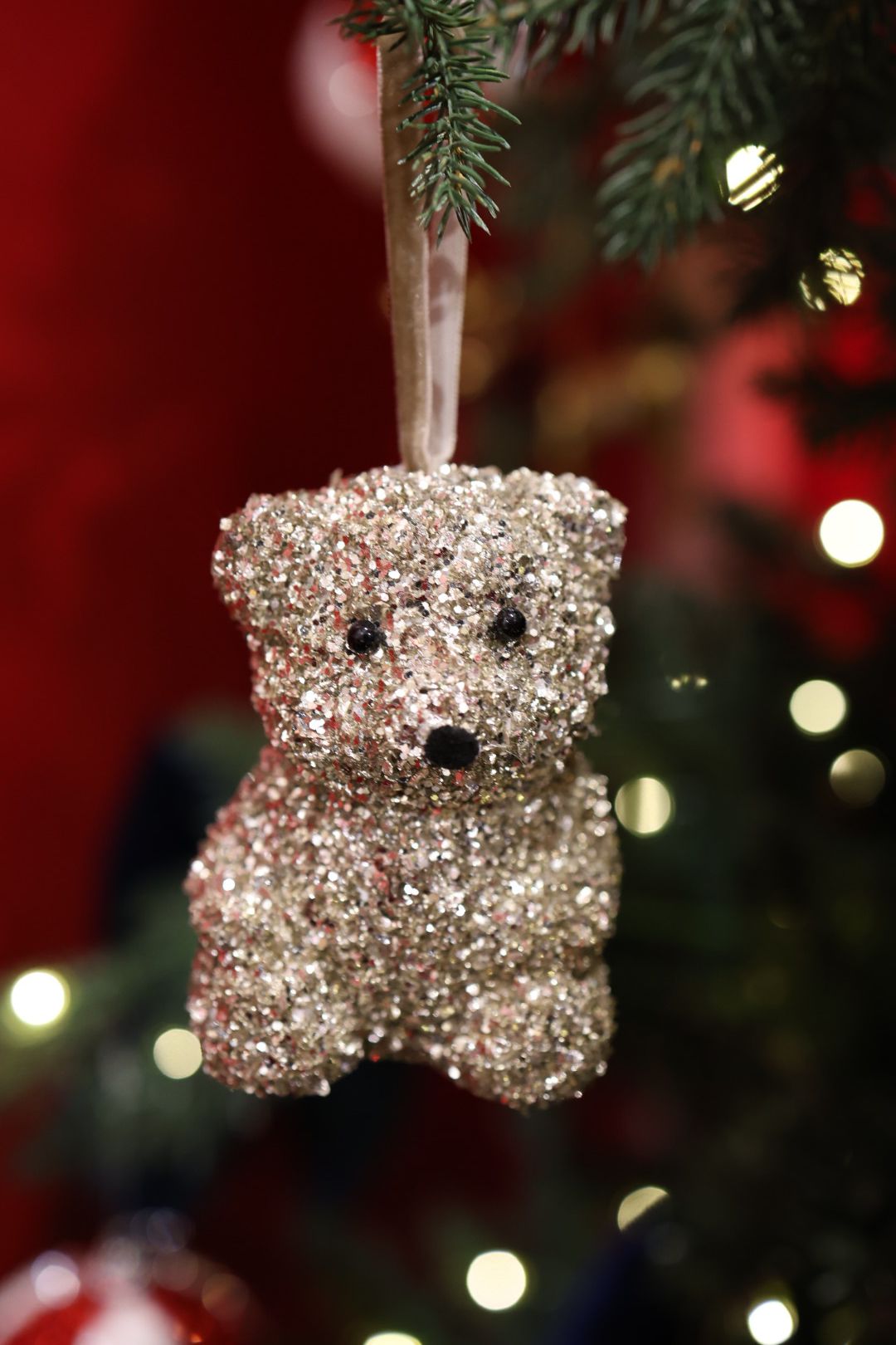 Glitter Bear - Silver