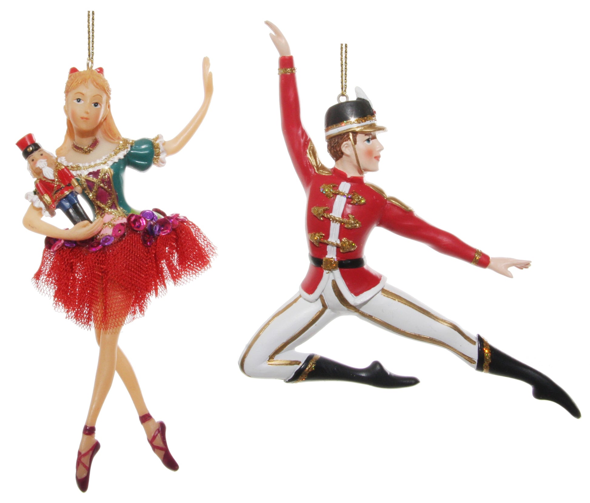Ballerina & Nutcracker - Set of 2