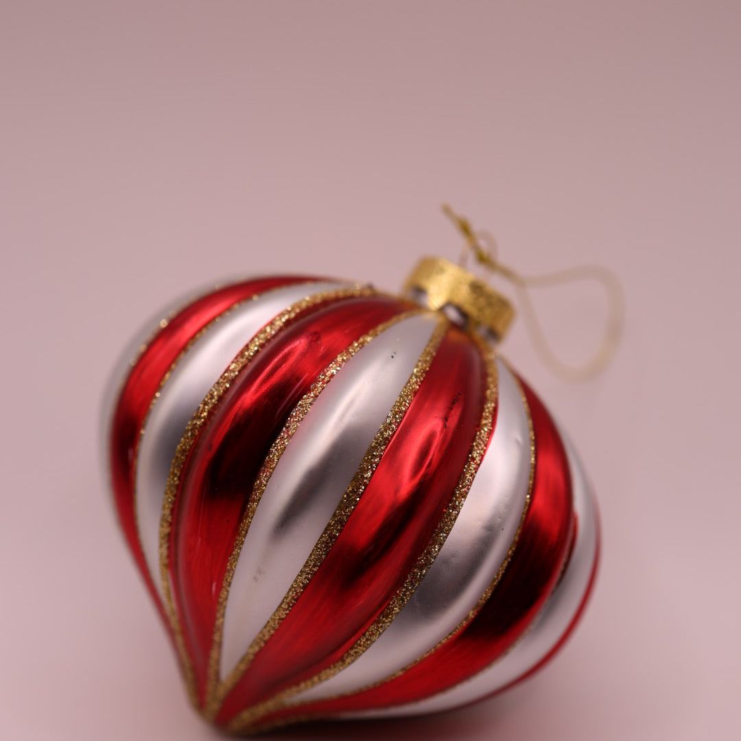 Red White Strip Drop