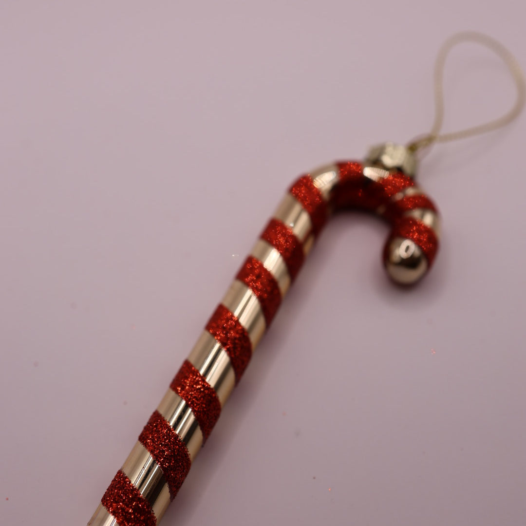 Candy Cane - Pink - White - Gold