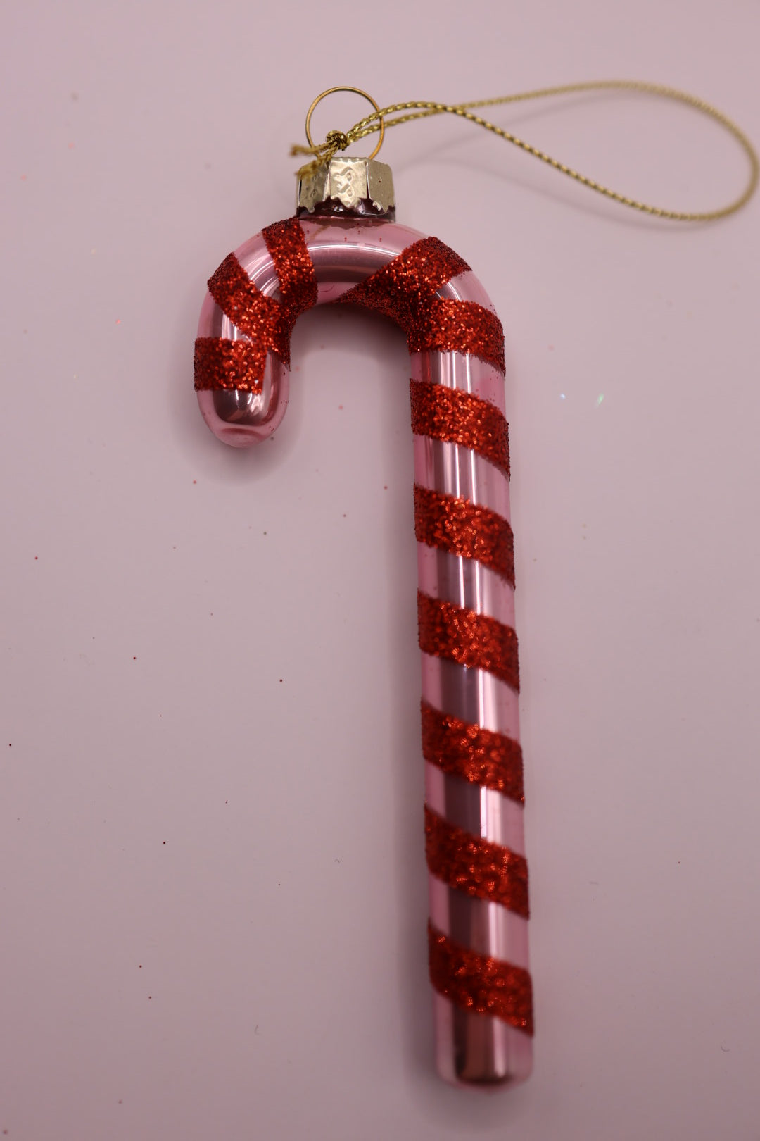 Candy Cane - Pink - White - Gold