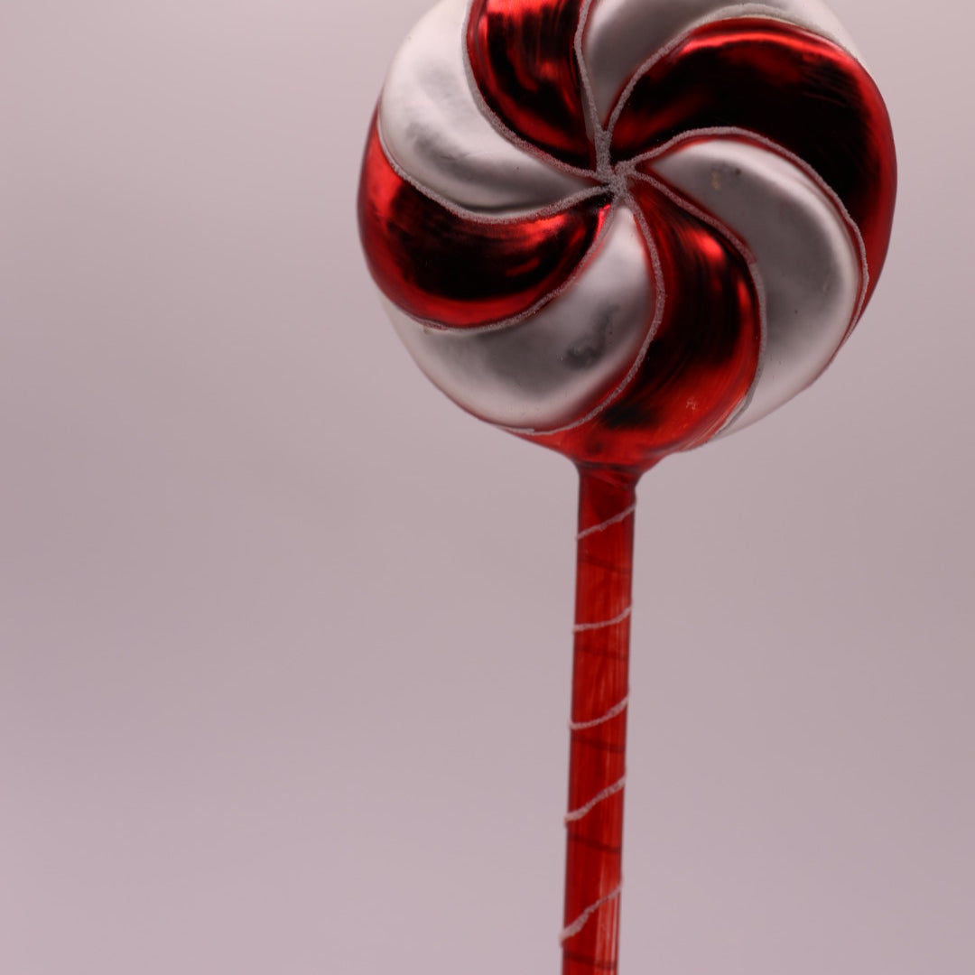Candystick Red Swirl