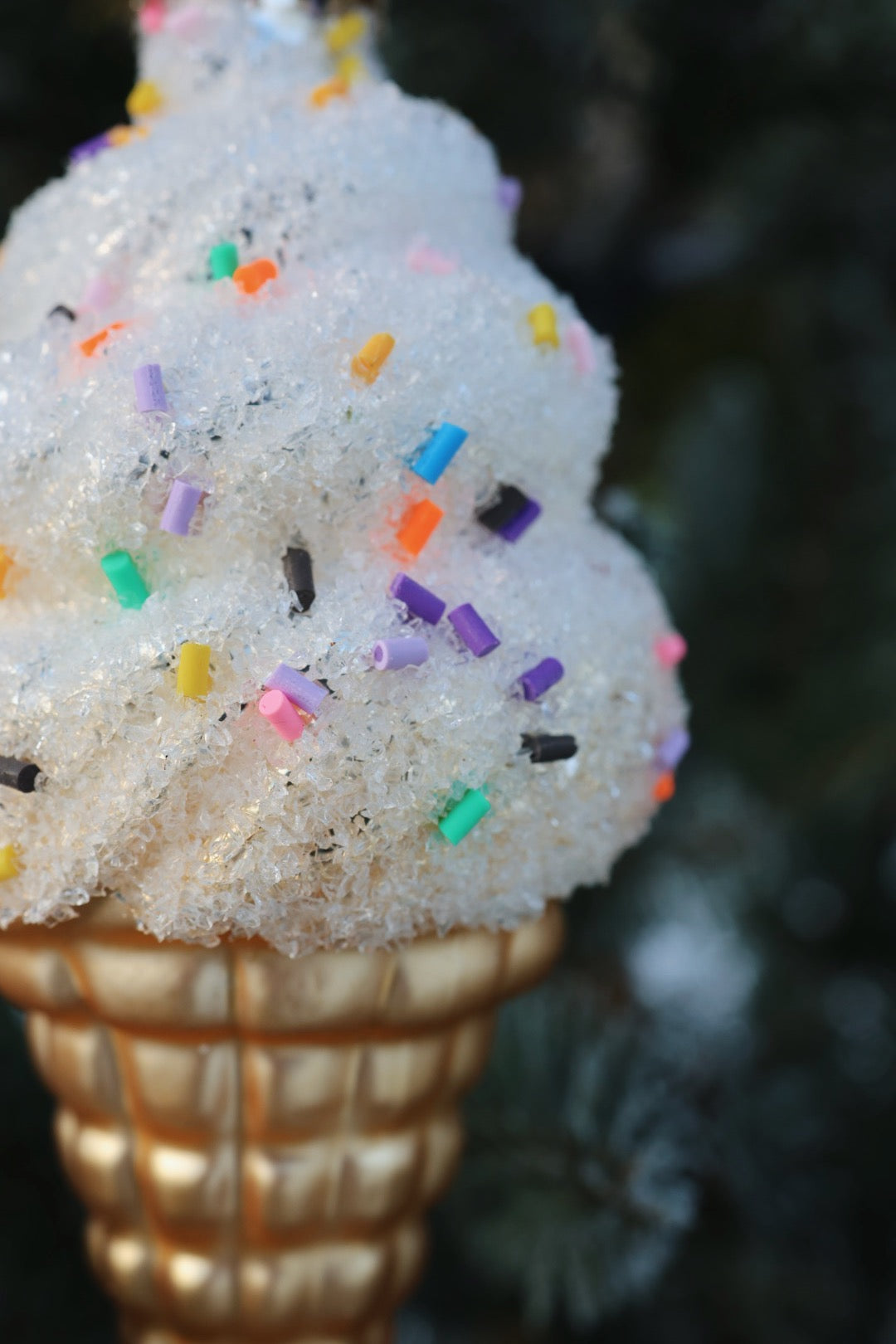 Ice Cream with sparkles