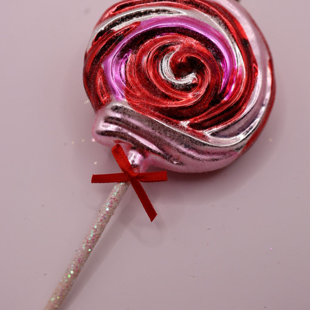 Candystick - Red Pink Bow