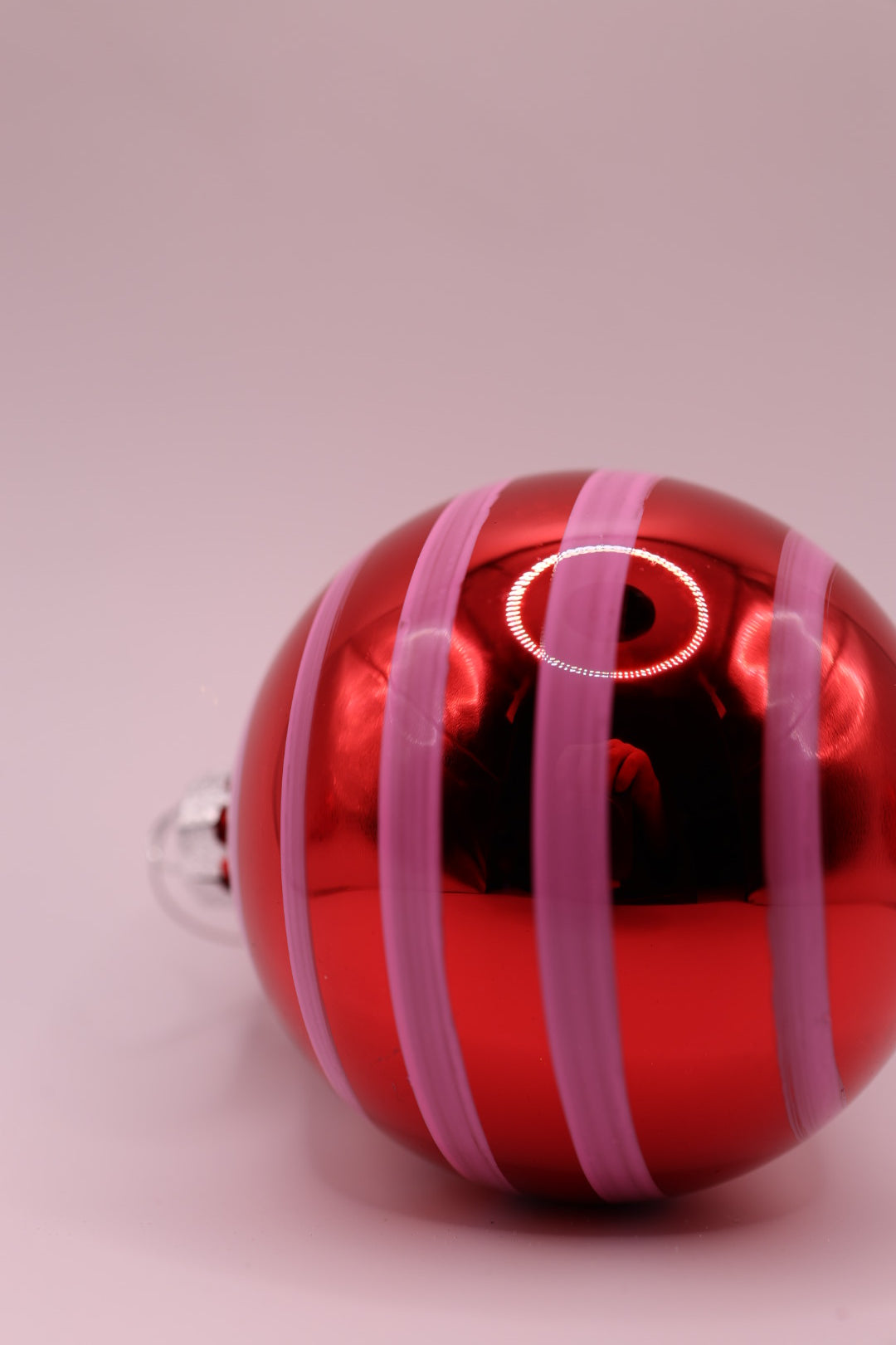 Red Pink Stripe Ball