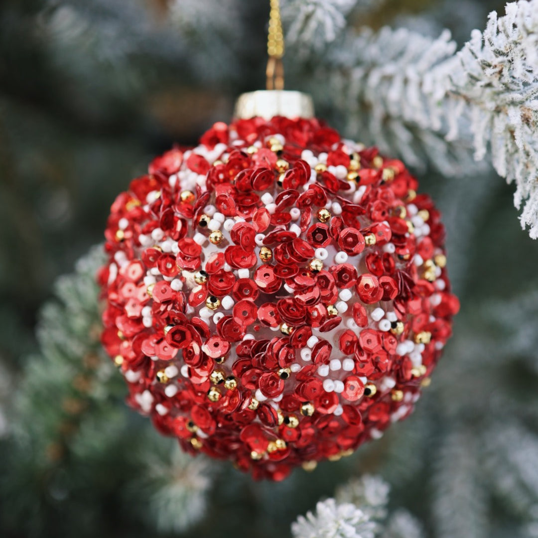 Julekule glitter ball