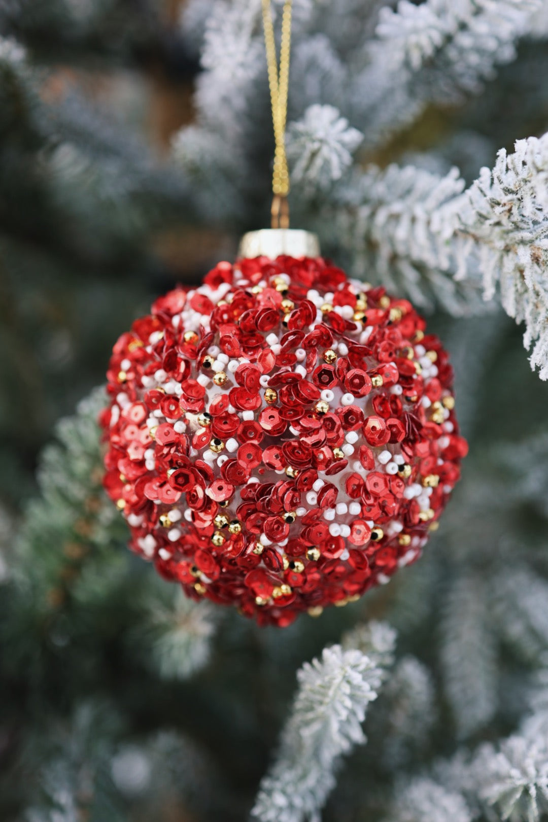 Julekule glitter ball