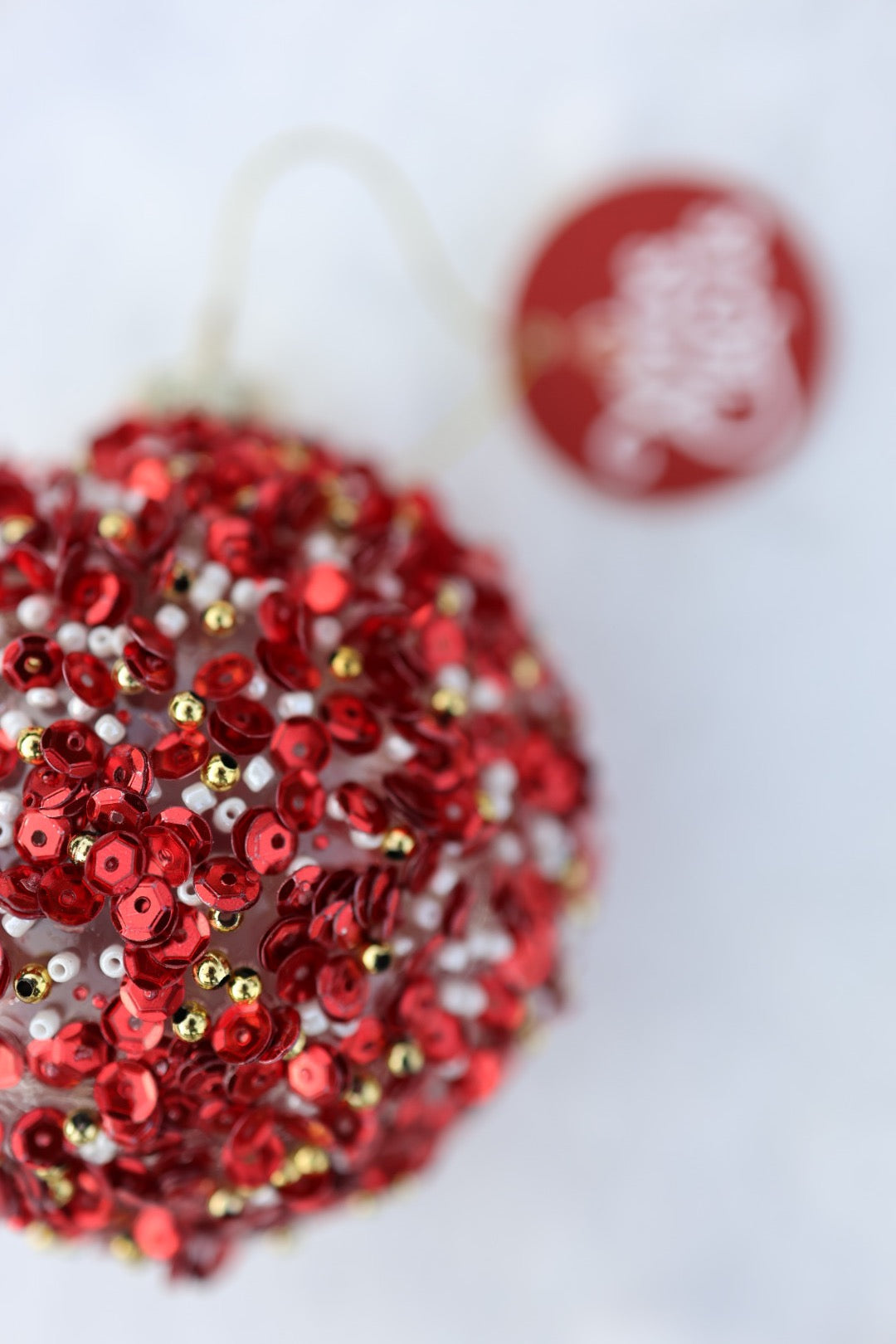 Julekule glitter ball